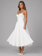 Corset Full Skirt Midi Dress Cocktail Women