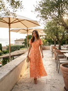 Floral Chiffon Feel Maxi Dress Summer Women