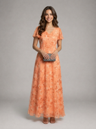 Floral Chiffon Feel Maxi Dress Summer Women