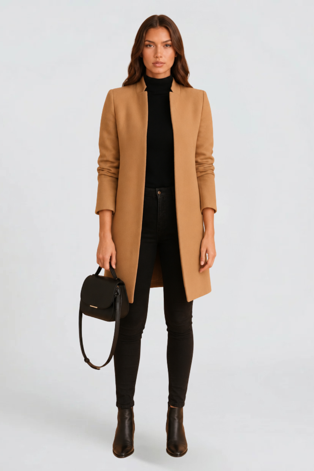 Celeste | Tailored Longline Wool Coat