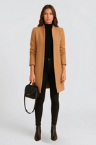 Celeste | Tailored Longline Wool Coat