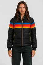 Dahlia | Hooded Retro Puffer Coat