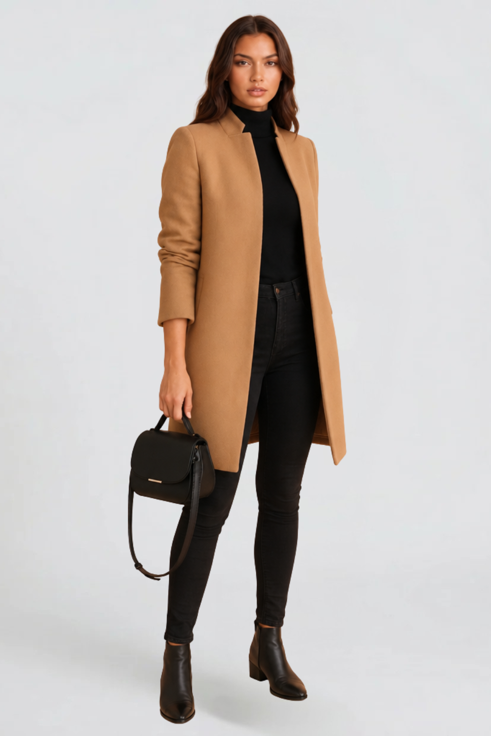 Celeste | Tailored Longline Wool Coat