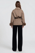 Lucille | Relaxed Belted Wool Coat