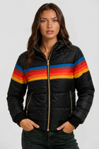 Dahlia | Hooded Retro Puffer Coat