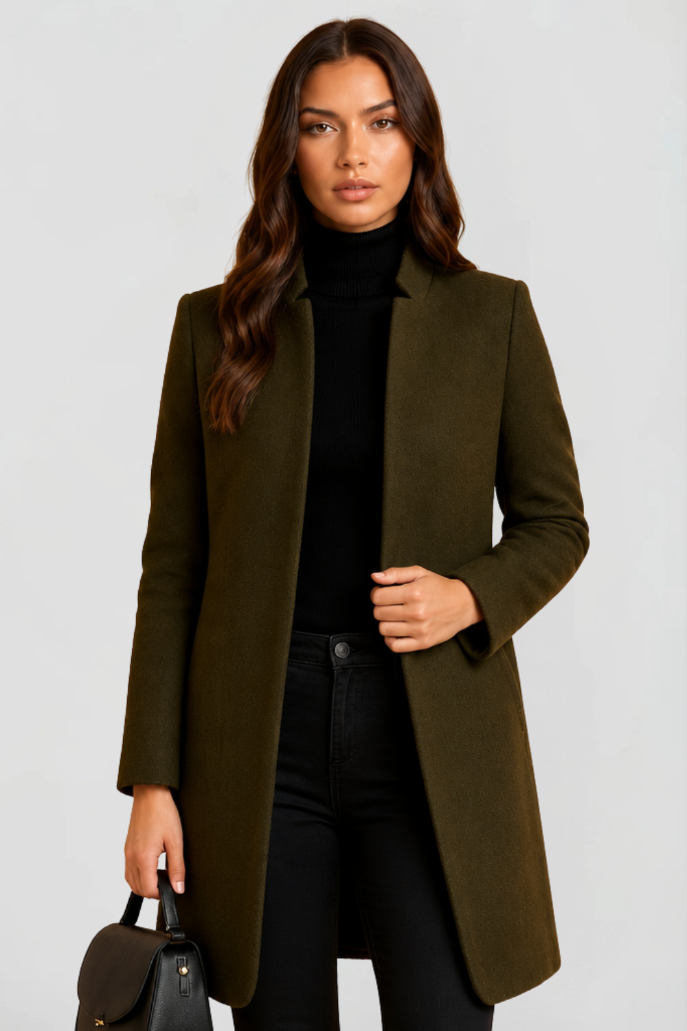 Celeste | Tailored Longline Wool Coat