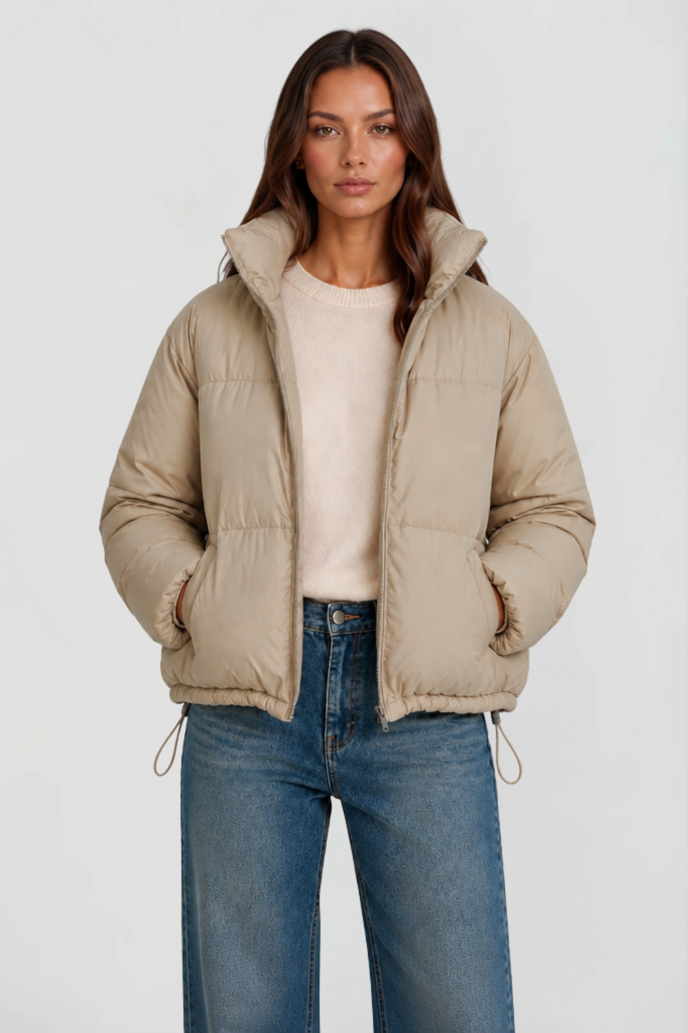 Amara | Cropped Padded Puffer Jacket