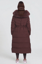 Liora | Longline Fur Hooded Coat