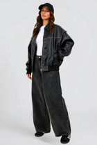 Marlowe | Oversized Leather Jacket