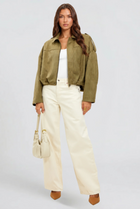 Ottilie | Oversized Suede Jacket