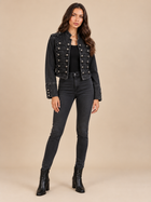 Vera | Embellished Cropped Denim Jacket