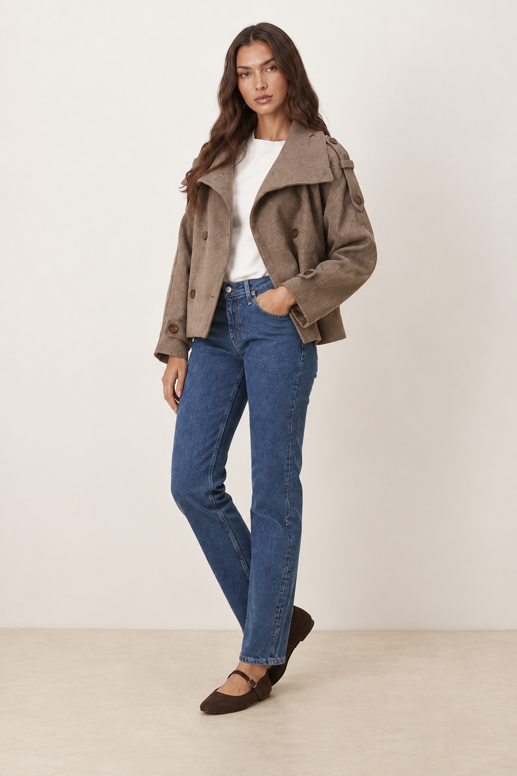 Imogen | Double-Breasted Wool Peacoat