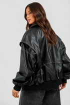 Marlowe | Oversized Leather Jacket