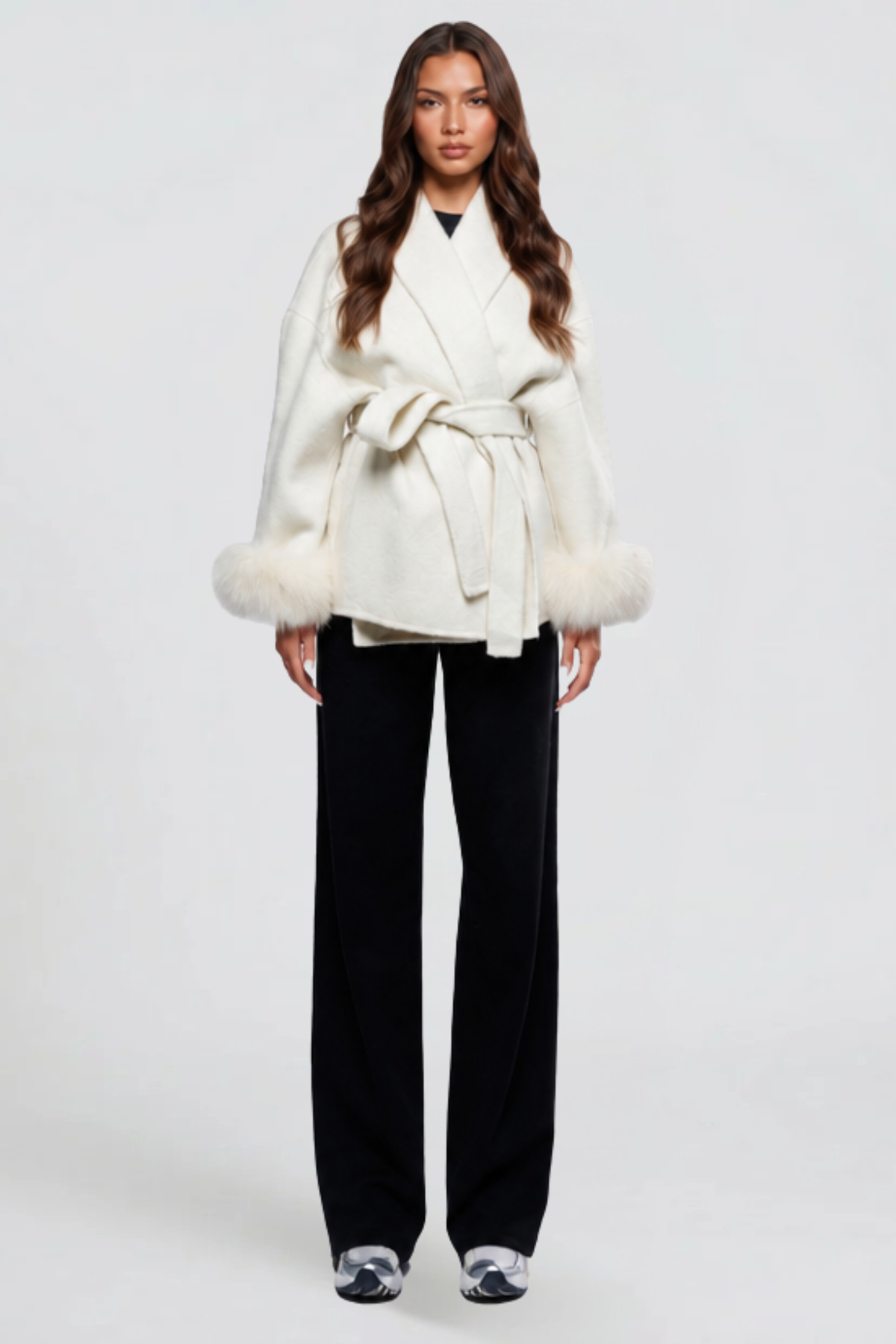 Lucille | Relaxed Belted Wool Coat