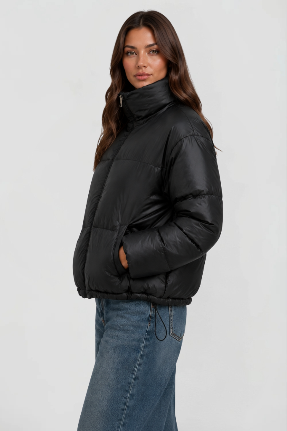 Amara | Cropped Padded Puffer Jacket