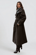 Cecily | Belted Longline Wool Coat