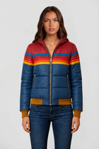 Dahlia | Hooded Retro Puffer Coat