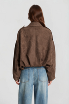 Ottilie | Oversized Suede Jacket
