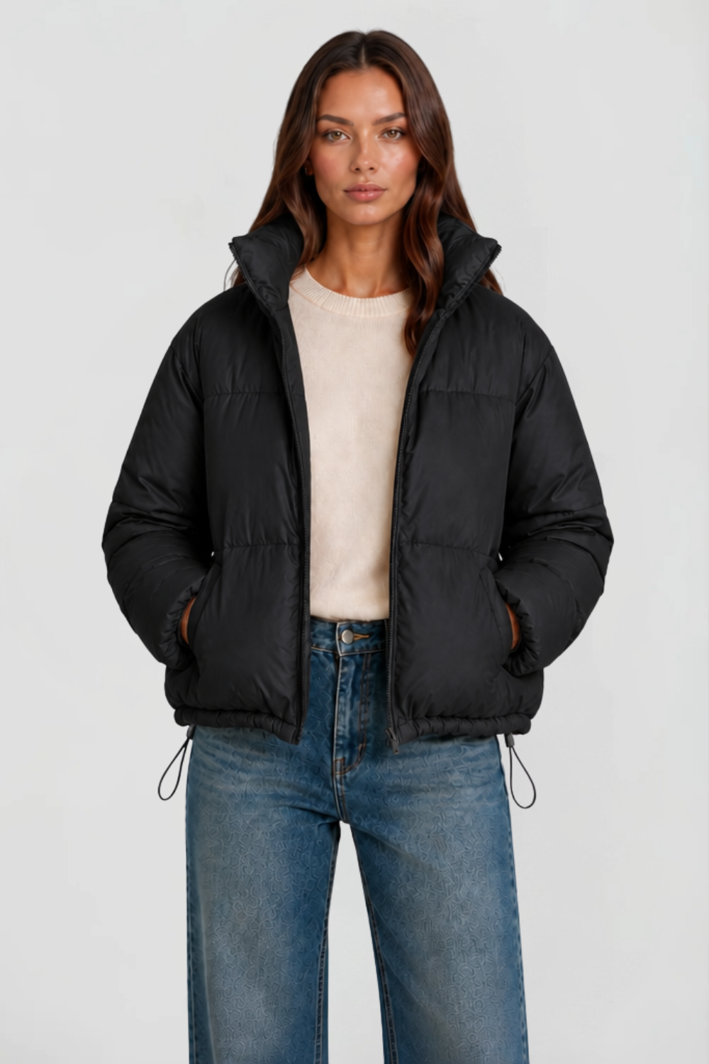 Amara | Cropped Padded Puffer Jacket