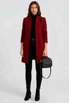 Celeste | Tailored Longline Wool Coat
