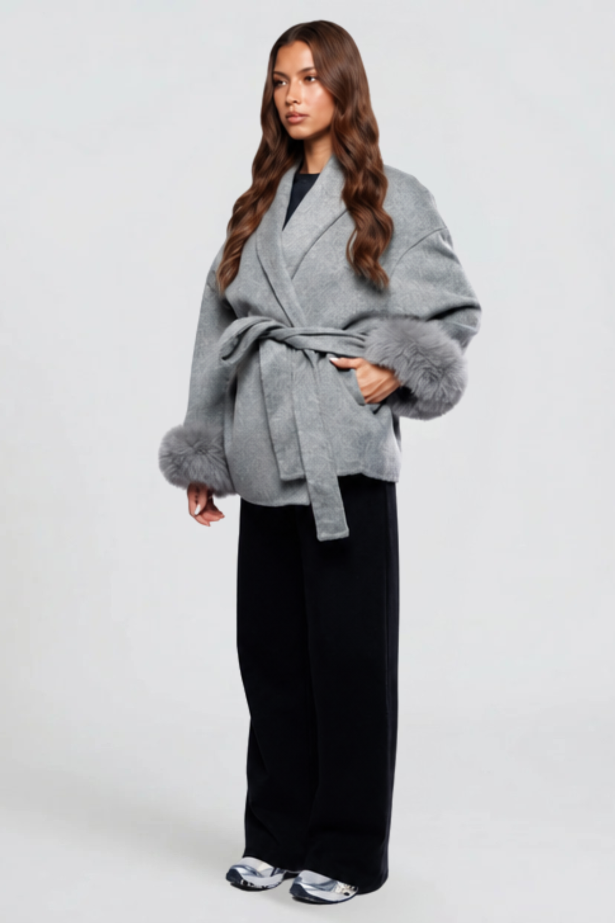 Lucille | Relaxed Belted Wool Coat