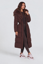 Liora | Longline Fur Hooded Coat
