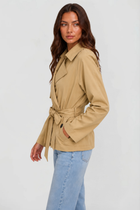 Isolde | Cropped Belted Short Jacket