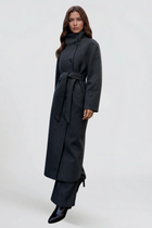 Cecily | Belted Longline Wool Coat