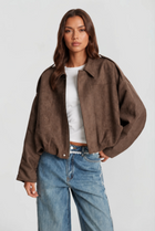 Ottilie | Oversized Suede Jacket