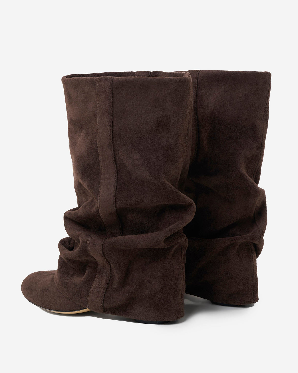 Sabine | Dark Chocolate Slouchy Suede Boots