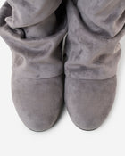 Camellia | Grey Slouchy Suede Boots