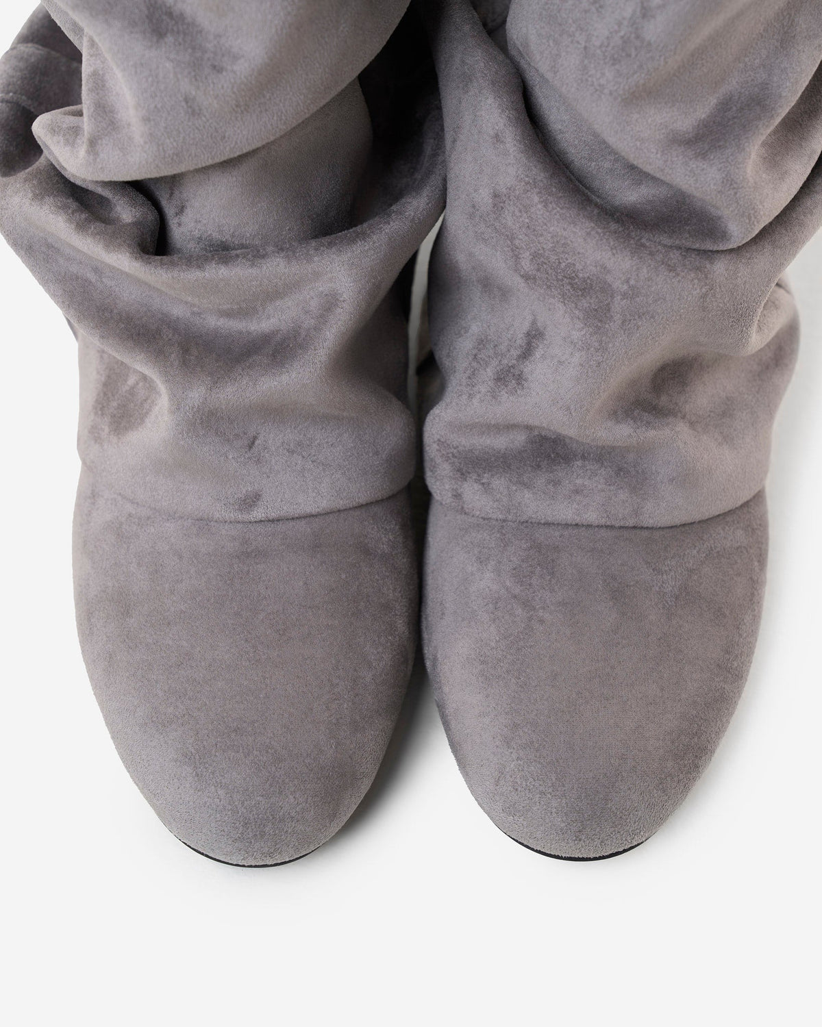 Camellia | Grey Slouchy Suede Boots