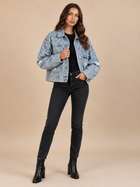 Lyra | Embellished Oversized Denim Jacket