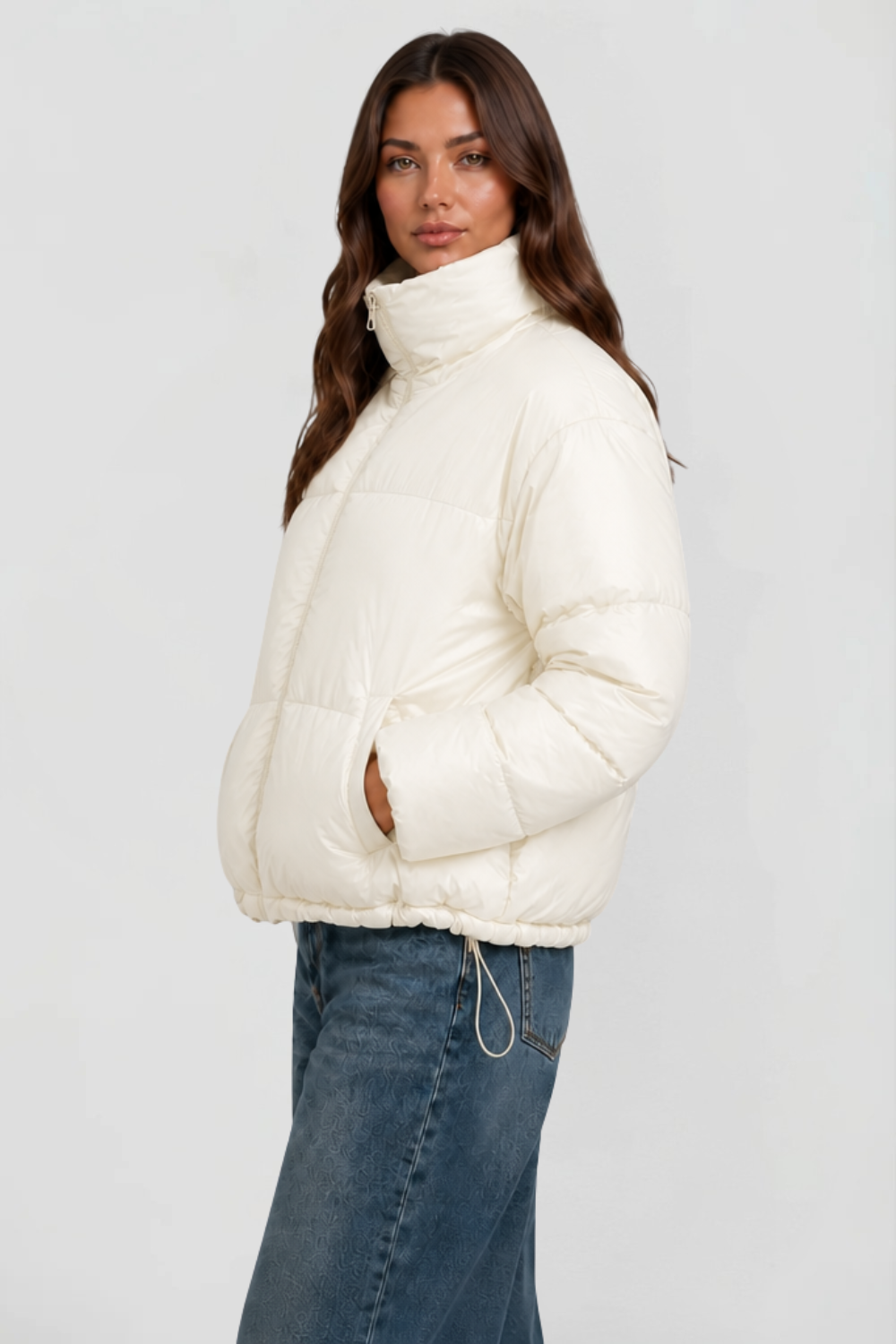 Amara | Cropped Padded Puffer Jacket