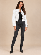 Vera | Embellished Cropped Denim Jacket