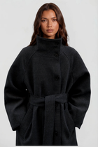 Cecily | Belted Longline Wool Coat
