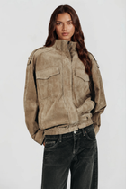Ainsley | Oversized Suede Jacket