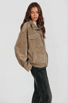 Ainsley | Oversized Suede Jacket