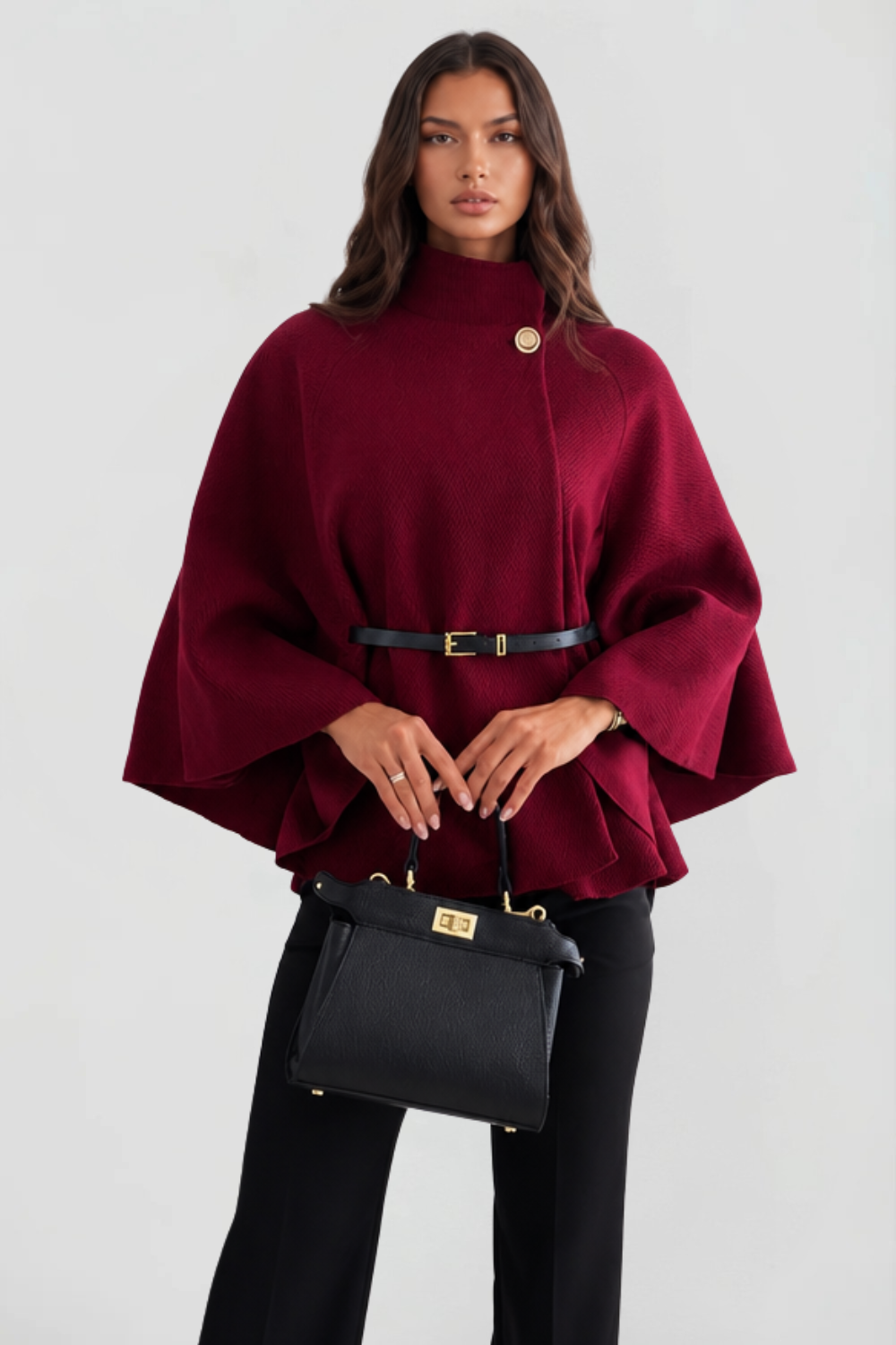 Rosalie | Belted Oversized Wool Coat