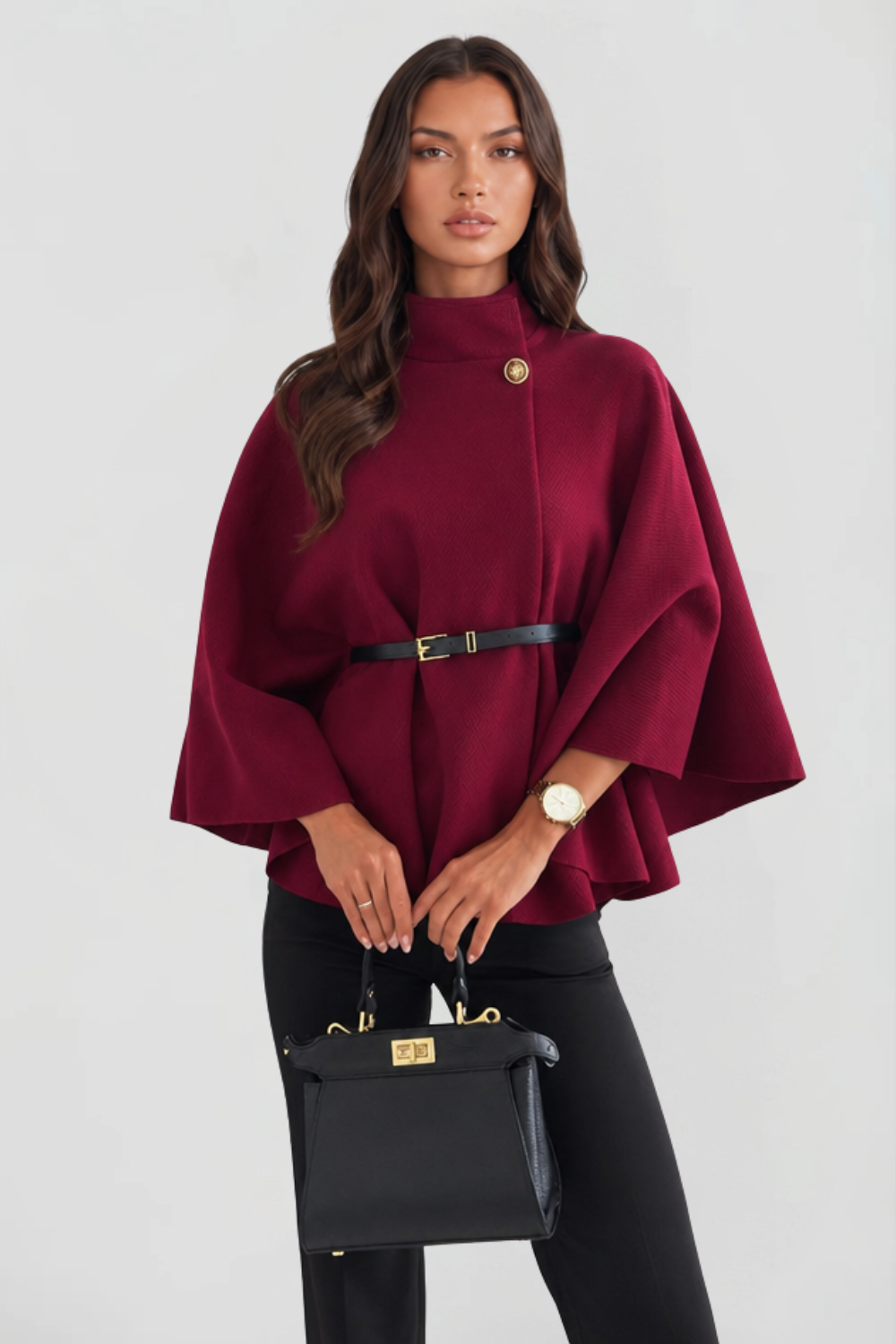Rosalie | Belted Oversized Wool Coat