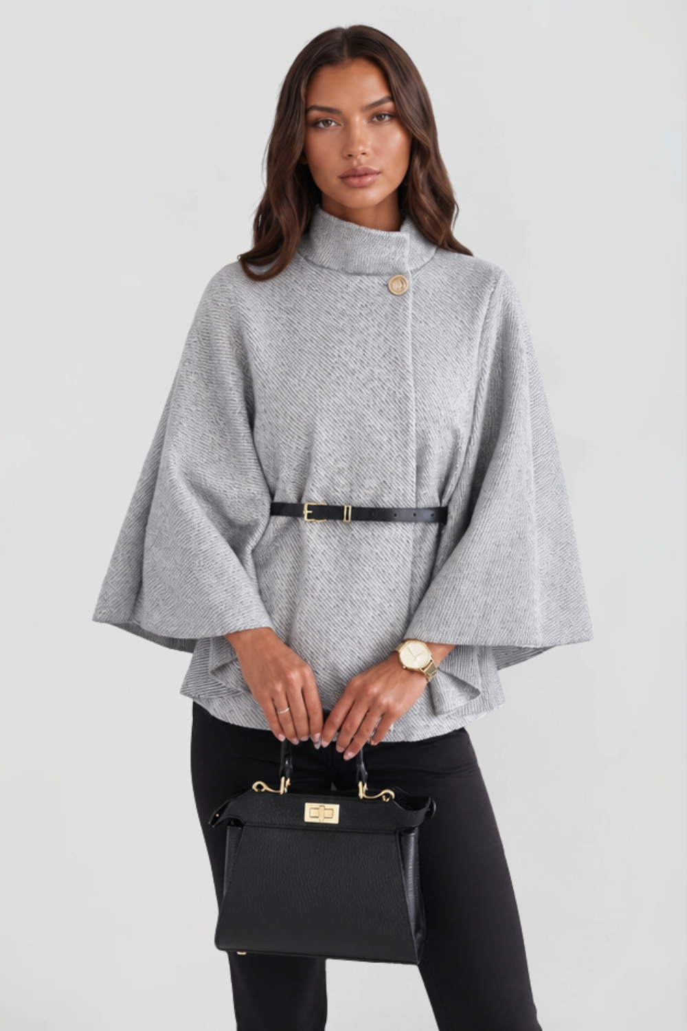 Rosalie | Belted Oversized Wool Coat