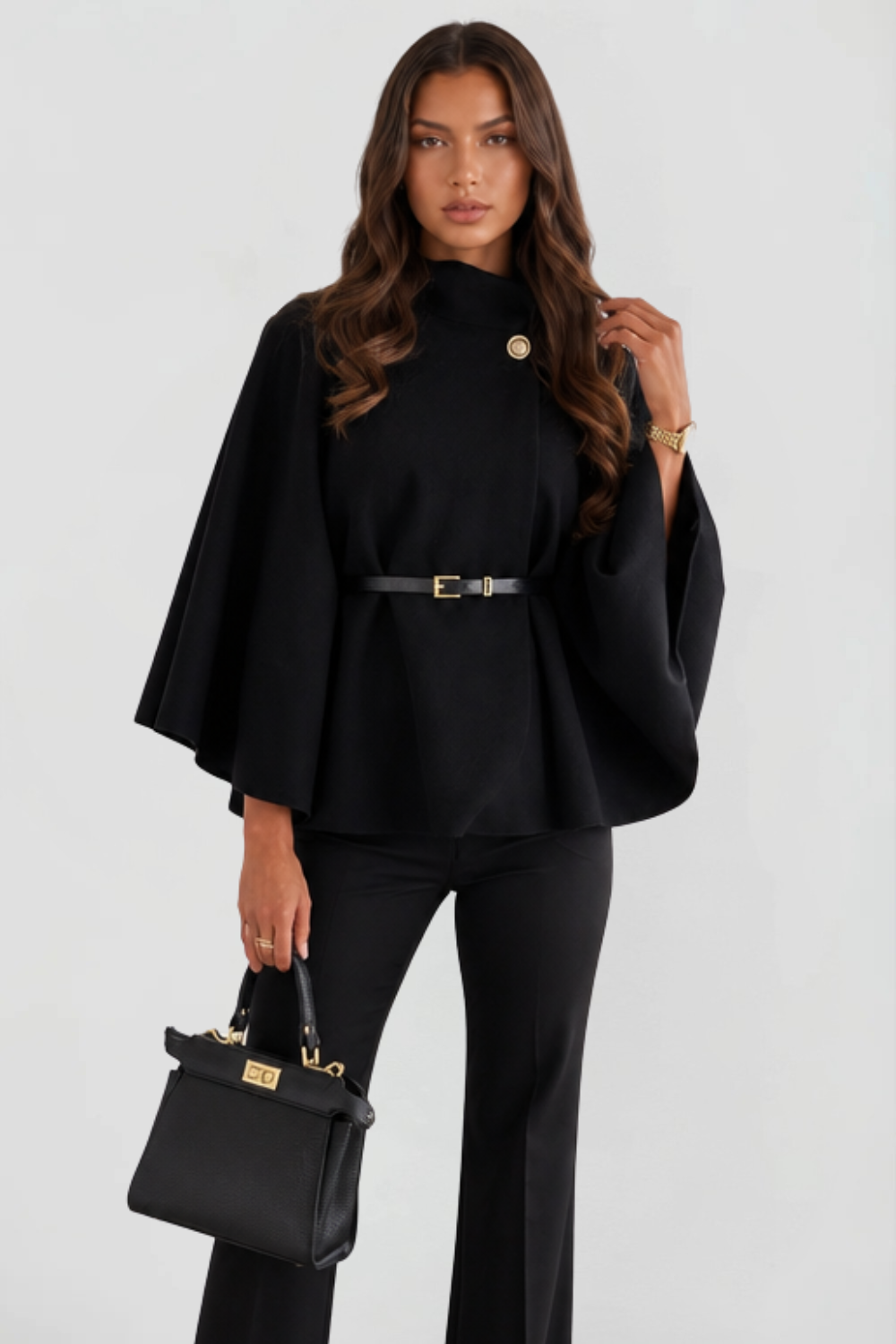 Rosalie | Belted Oversized Wool Coat