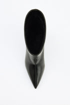 Nora | Black Leather Ankle Boots