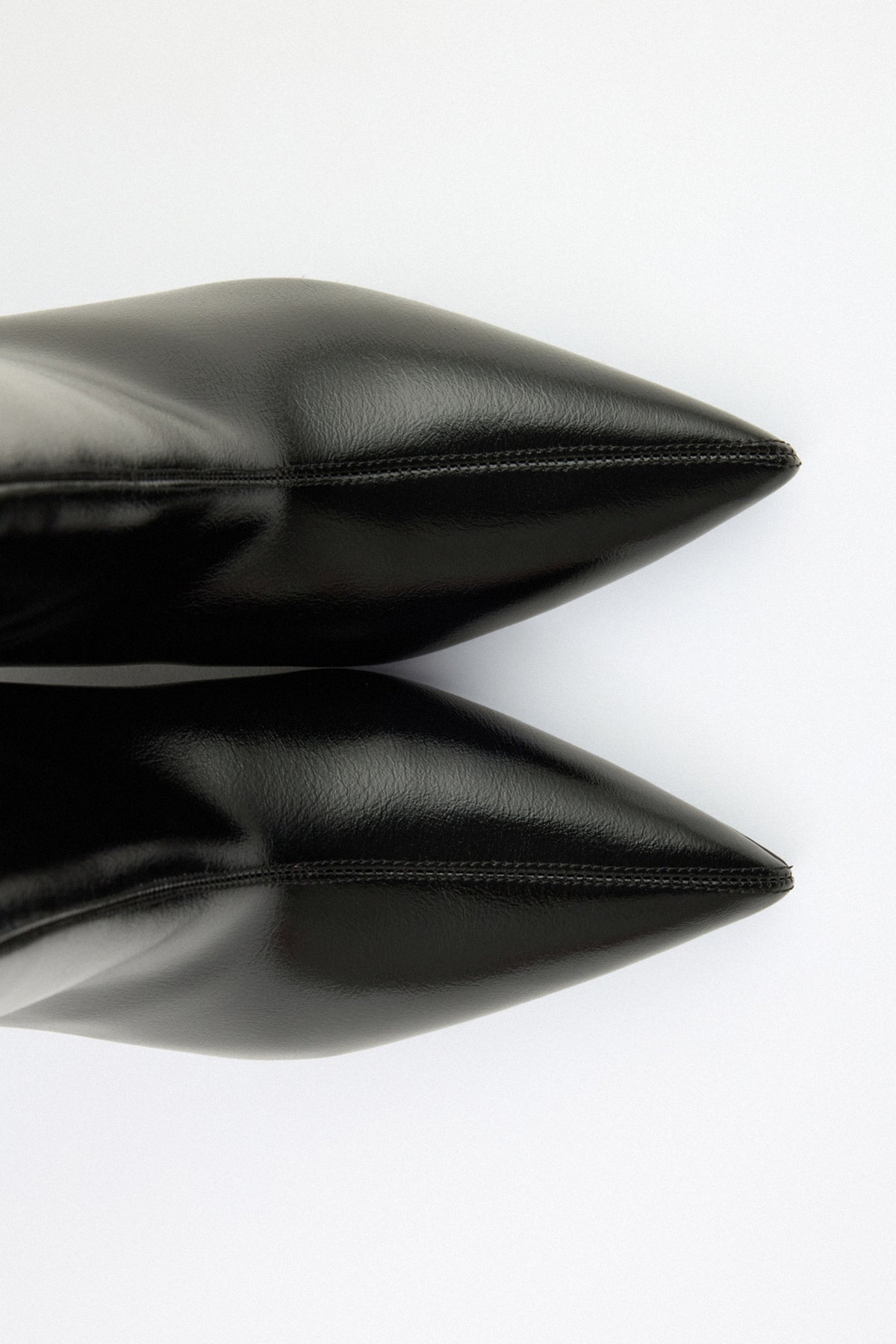 Nora | Black Leather Ankle Boots
