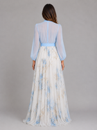 Floral Chiffon Maxi Dress Summer Women