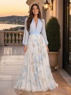 Floral Chiffon Maxi Dress Summer Women