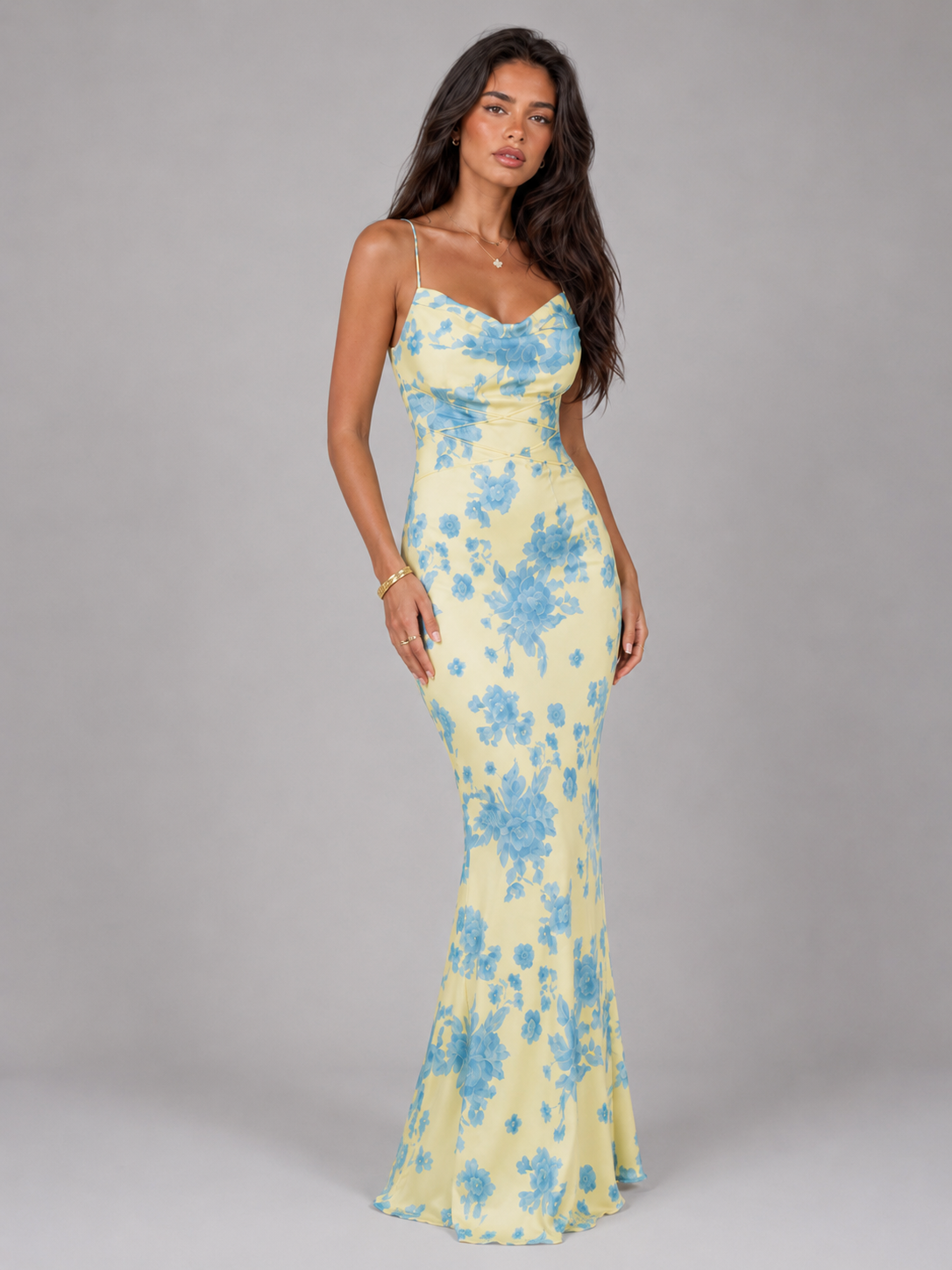 Floral Maxi Dress Summer Women