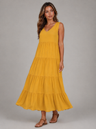 V Neck Tiered Maxi Dress Summer Women