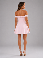 Off Shoulder Sculpted Mini Dress Cocktail Women