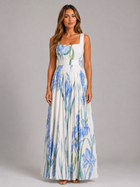 Floral A Line Maxi Dress Summer Women